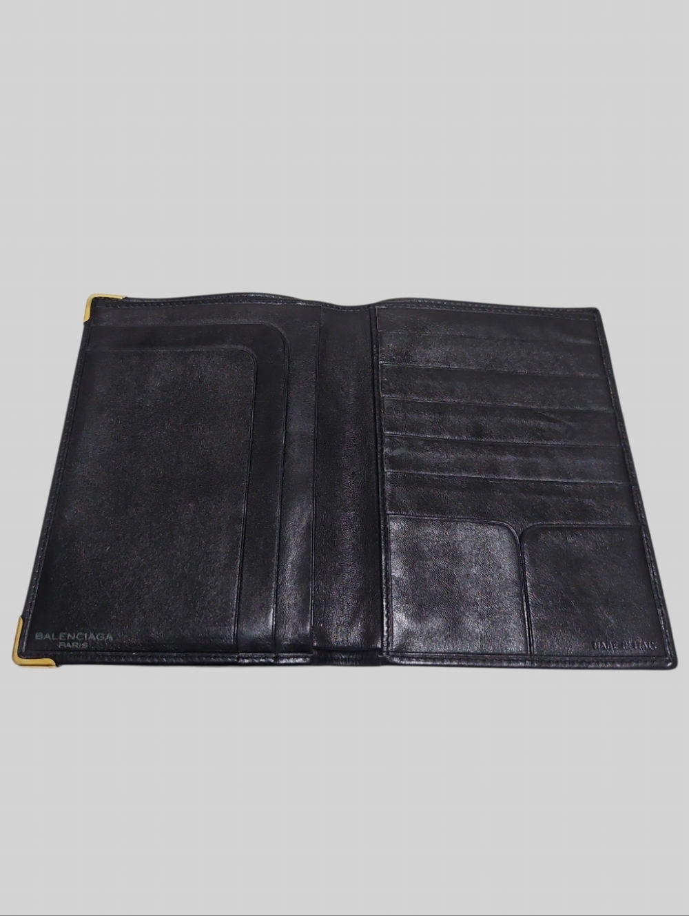 Balenciaga Vintage BB Logo Leather Bifold Wallet - Picture 7 of 15